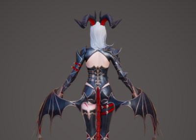 次世代 pbr 性感 女刺客 女杀手 超杀女 暗影 游侠 盗贼 皮衣 紧身衣