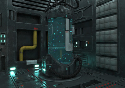 次世代 科幻实验室 pbr材质 科幻场景 高精度 克隆实验室 scifi生化