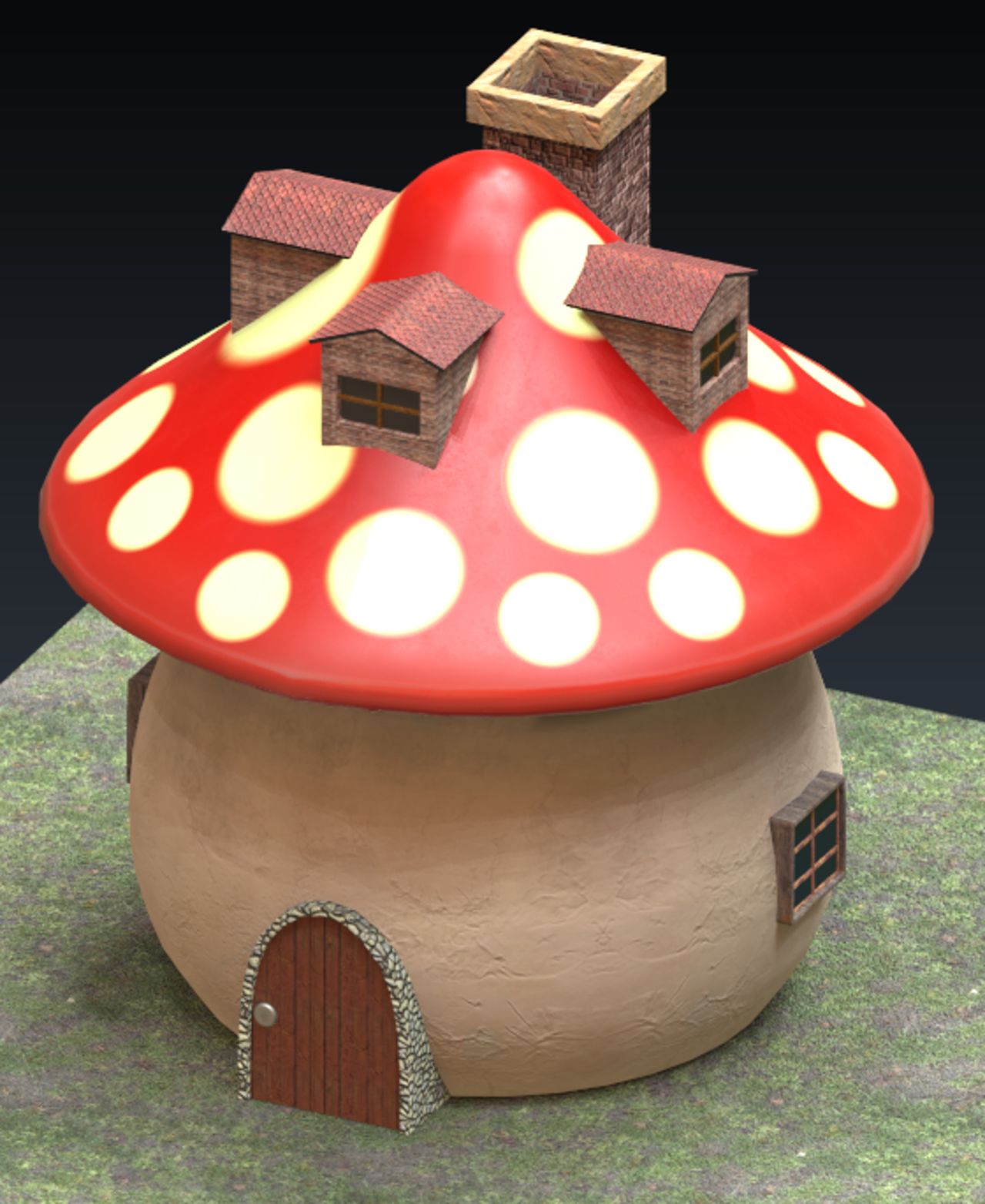 蘑菇仿生建筑图片
