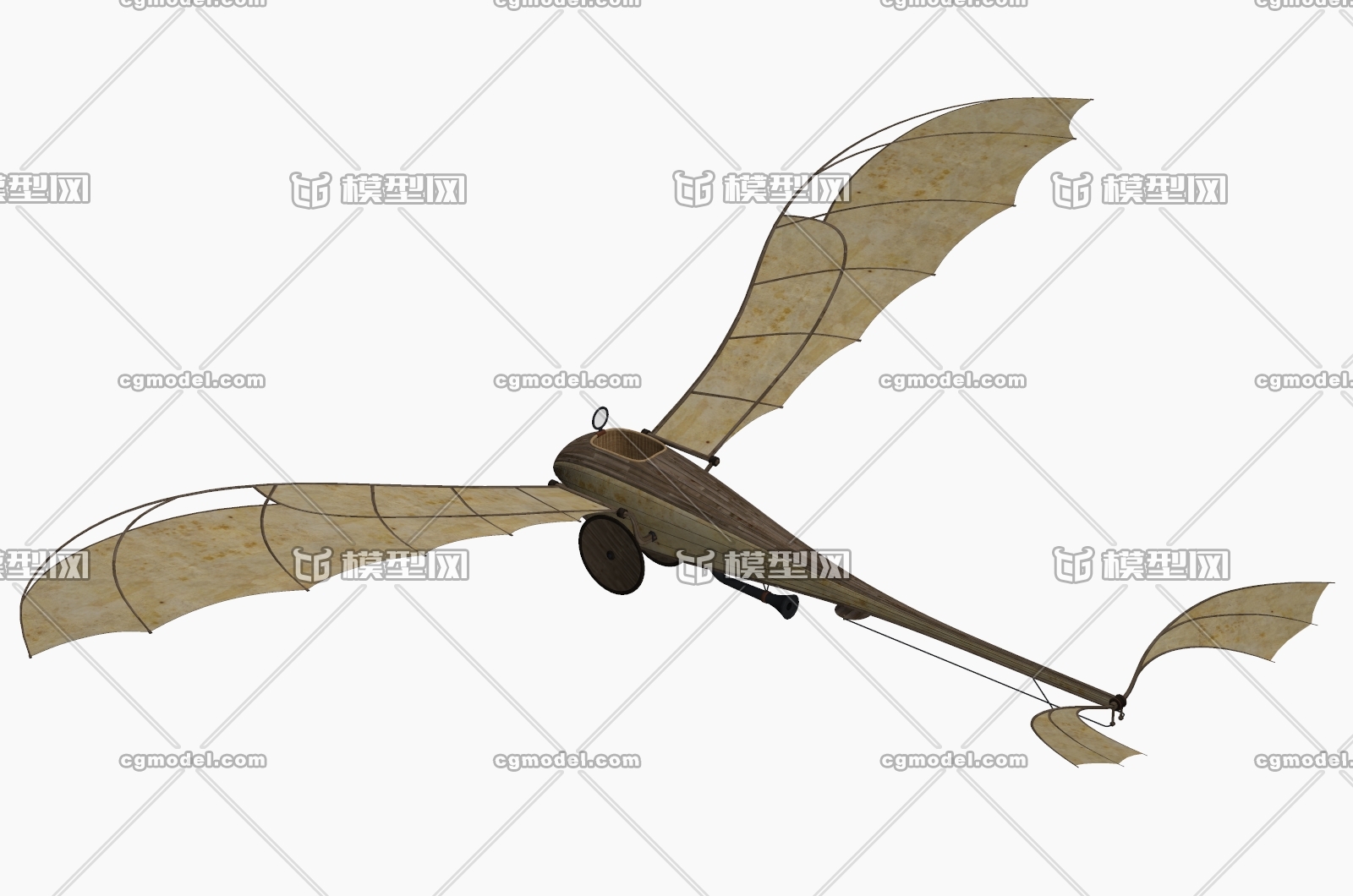 滑翔机 鲁班机械 鲁班飞机 木头滑翔机 木头飞机 飞行器 古董飞机