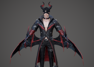 次世代 pbr 恶魔猎手 皮衣 骇客  黑社会 打手 保镖 黑衣人 反派 杀手