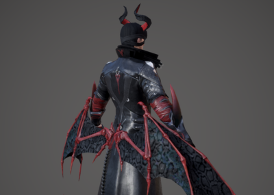 次世代 pbr 恶魔猎手 皮衣 骇客  黑社会 打手 保镖 黑衣人 反派 杀手