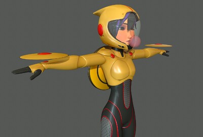 神行御姐/go go tomago   超能陆战队 卡通 角色
