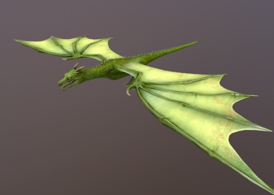 次世代 魔法森林 恶龙 西方魔龙 飞龙_marian作品_动物飞禽_cg模型网