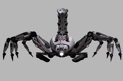 机械蝎子 蝎子机械人机器人间谍机器人微型_影视模型专卖店作品_人物