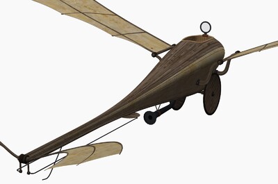 滑翔机 鲁班机械 鲁班飞机 木头滑翔机 木头飞机 飞行器 古董飞机