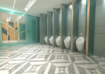 创意商场卫生间公共卫生间