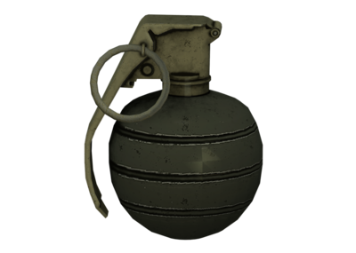 次时代枪 带法线 手绘武器低模 pbr炸弹 烟雾弹 手榴弹 grenade