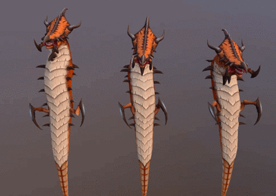 巨型蠕虫 【10组动画】食骨蠕虫 写实 _我爱cgmodel作品_人物异形怪物