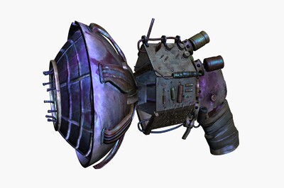 枪磁力电磁手枪脉冲枪未来概念能量原子射线枪外星人武器等离子手枪