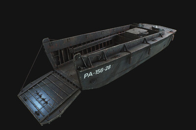 次时代二战美军lcvp登陆艇模型