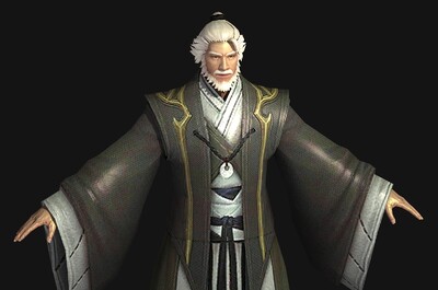 次世代 写实 古装老头 古代人物 老者 长老 门派掌门 老前辈 侠客