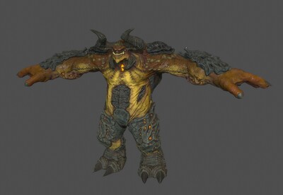 次时代 铠甲巨兽 巨魔 怪物 恶魔 demon