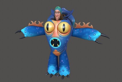 超能陆战队 弗雷德 -fred 变身形态  卡通人物  动画电影角色