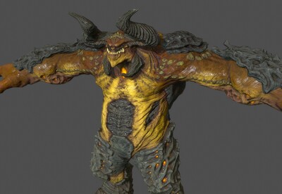 次时代 铠甲巨兽 巨魔 怪物 恶魔 demon