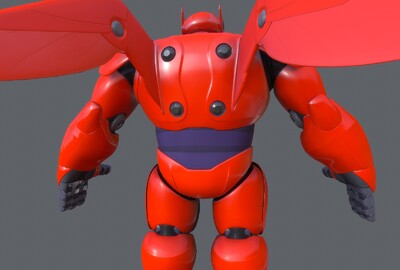 战甲版 大白 次世代贴图 bayma_marian作品_人物机器人/机甲_cg模型网