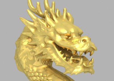 神龙 龙头 龙雕像 中国龙 雕塑 神像 龙 雕像 金龙头