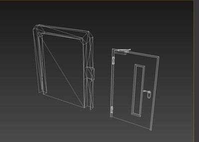 pbr简模 次世代 基地铁门 大门 科幻大门 机械大门 实验室大门 机械门