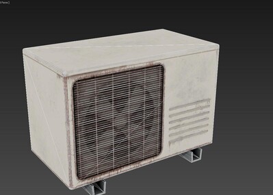 pbr简模 空调 次世代 抽风机 空调外机 空调机箱 老旧空调 破烂空调