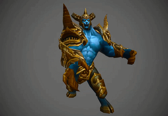 手绘 蓝龙 boss 【有动画】 恶魔  妖怪