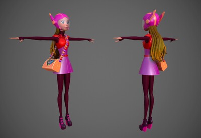 次世代 **  哈妮柠檬 超能特工队  化学小女巫  动画电影角色