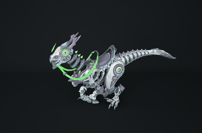 【带绑定无ik】机甲龙 机械龙 游戏模型 pbr 怪物模型 游戏怪物  坐骑