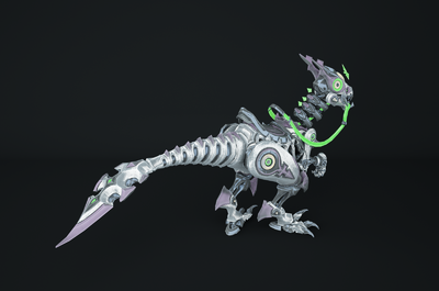 【带绑定无ik】机甲龙 机械龙 游戏模型_zedsf作品_动物机器动物_cg