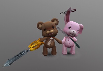 卡通 恐怖玩偶熊  【有动画】 玩具熊  bear