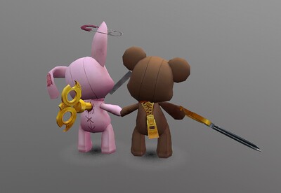 卡通 恐怖玩偶熊  【有动画】 玩具熊  bear