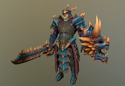 次世代 屠龙战神   龙纹盔甲  屠龙战士