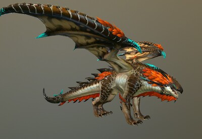 魔幻 蜥蜴火龙兽 次世代pbr  蜥蜴兽   lizard