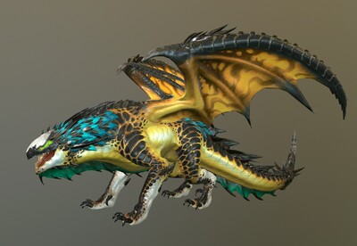 魔幻 蜥蜴火龙兽 次世代pbr  蜥蜴兽   lizard