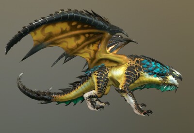 魔幻 蜥蜴火龙兽 次世代pbr  蜥蜴兽   lizard