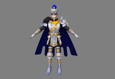 二次元 卡通皇家卫兵  漫画男护卫  护卫兵