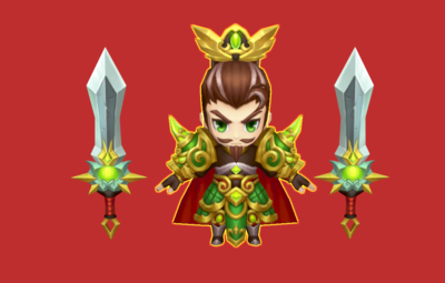 q版古代三国名将刘备