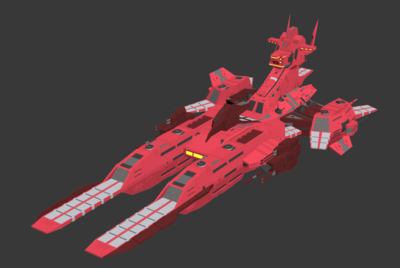 高达战舰 多戈斯基亚级模型-宇宙飞船模型库-3ds max(.