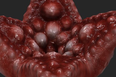 tentacle sucker 触须 吸盘 触手 外星生物 怪物 血盆大口 外星异种