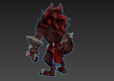 q版制作细腻的狼人