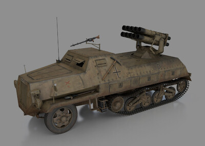 次时代二战德军42型150毫米自行火箭炮模型