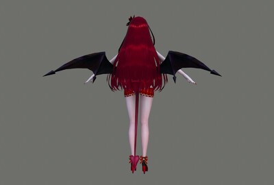 二次元 漫画 红色妖姬   动漫女人  性 感 女妖精