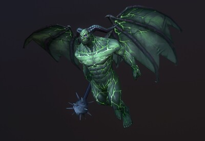 吸血恶魔  吸血鬼boss  monster  evil贴图:手绘贴图,贴图像素 512