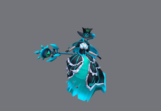 卡通女魔法师 邪魅法师 【19组动画】 巫师