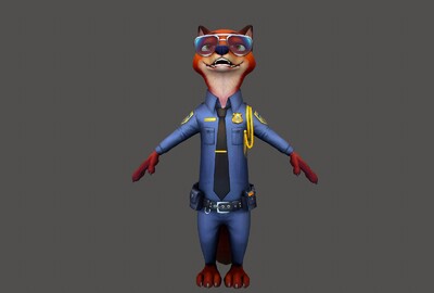 狐狸警官动漫人物图片图片