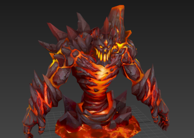 地狱炎魔怪物