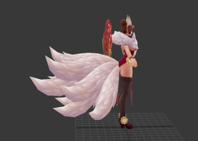 制作精美的九尾狐妖