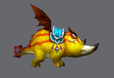 卡通q版宠物飞龙 【有动画】 驯龙高手 手绘 宠物龙 坐骑