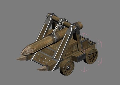 弩车战车攻城车连弩车