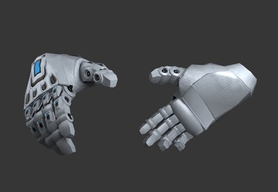 科幻机械手臂 次时代 机器人手 义肢 机器人手臂