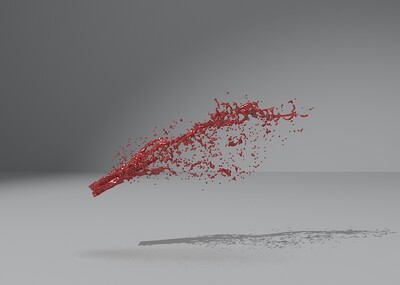 液体 水 流体 血液 喷血 静态模型 max2012 fbx