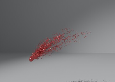 液体 水 流体 血液 喷血 静态模型 max2012 fbx